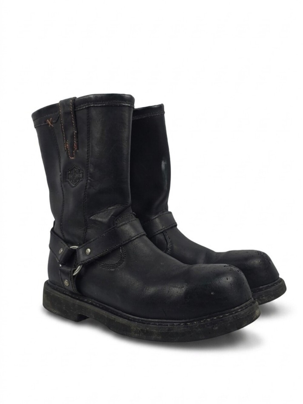 Harley-Davidson Bill Steel Toe Work/Duty Black Leather Men's Boots Size 11.5